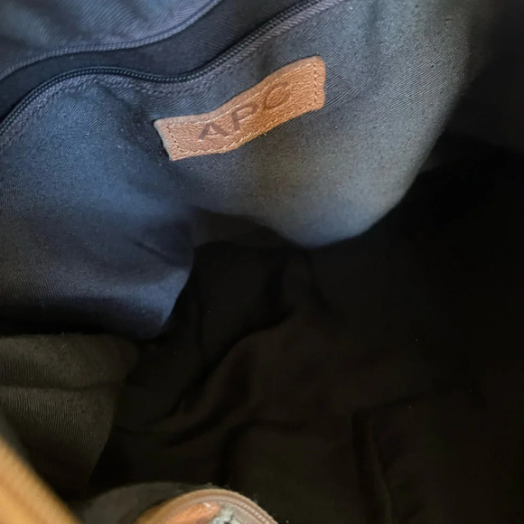A.P.C. Brown Leather Hobo Bag Vintage - Picture 8 of 9